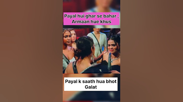 Payal k jaane se Armaan hue khus  #payalmalik #armaanmalik #biggboss #bigbossott3