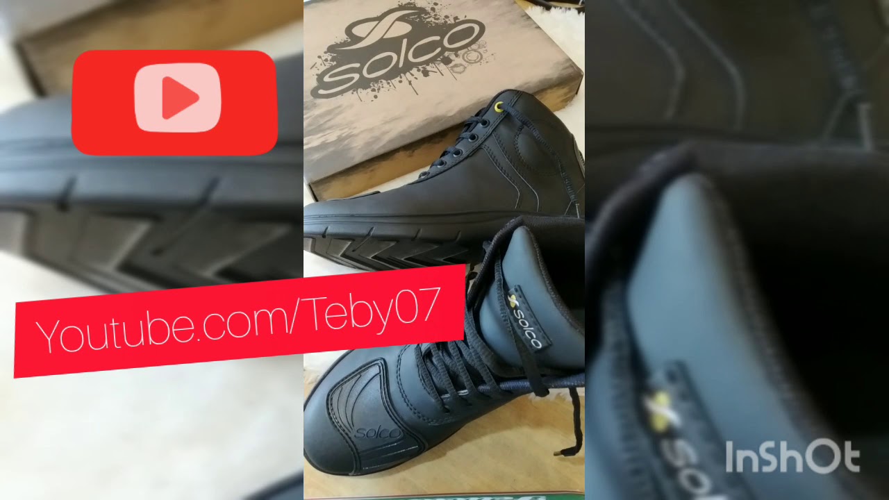 Botas para moto con protecciones ciudad y viaje economicas Solco City ...