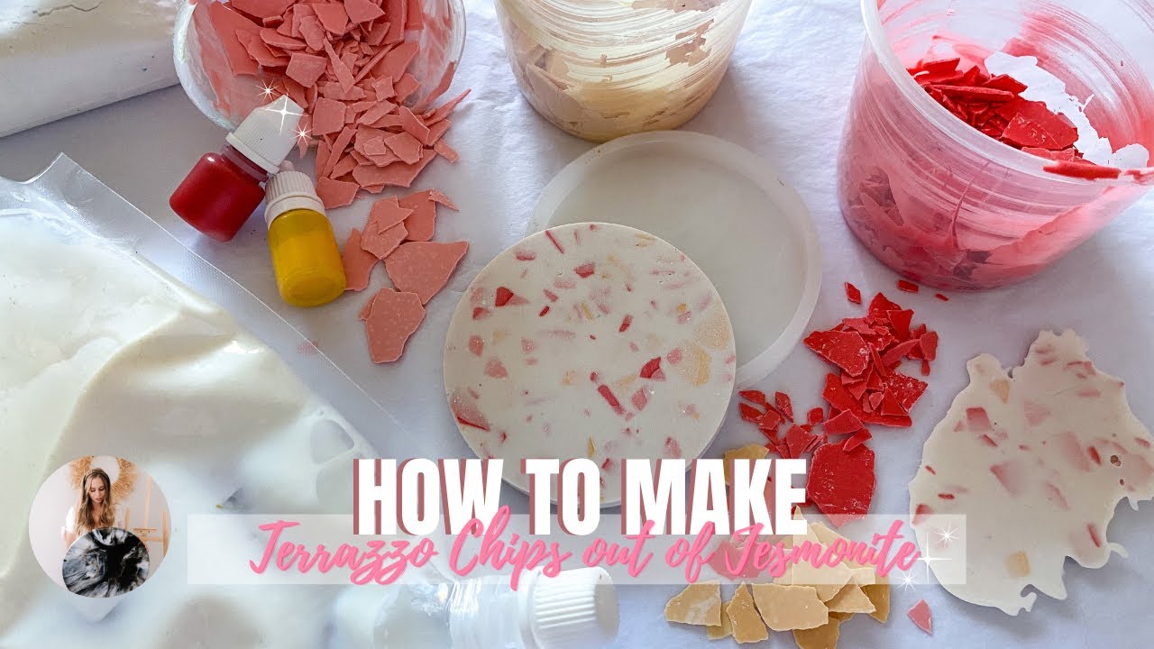 Как сделать терраццо-чипсы Jesmonite