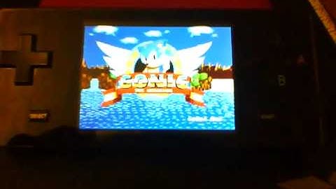 Sonic The Hedgehog on Dingoo A320