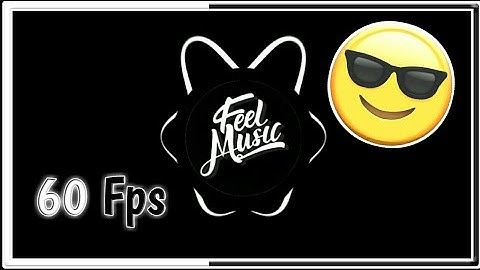 Avee player template ,60 fps black and white