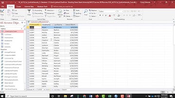 Access 2019 Cengage/SAM Module 2 Project A