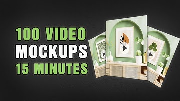 Batch Create Video Mockups for your Wall Art like a Pro !