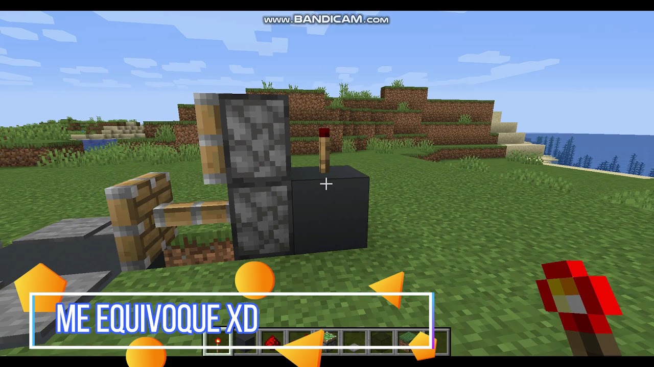 Como Hacer Una Puerta Automatica En Minecraft 3x3