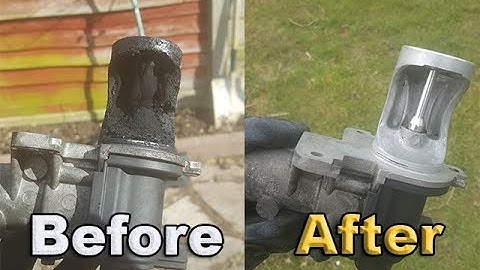 How to Clean an EGR Valve......... Probably the best video ever