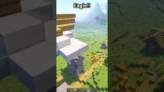 minecraft: an eagle in minecraft!!!😱😱#minecraft #shorts