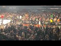 Cm Punk comes out during the commercial break after the MJF pipe bomb in Los Angeles.