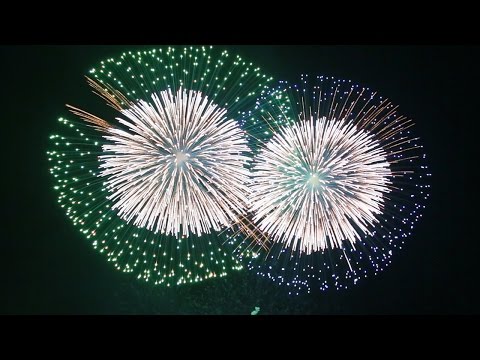 2015桑名水郷花火大会 超特大仕掛 二尺玉同時打上