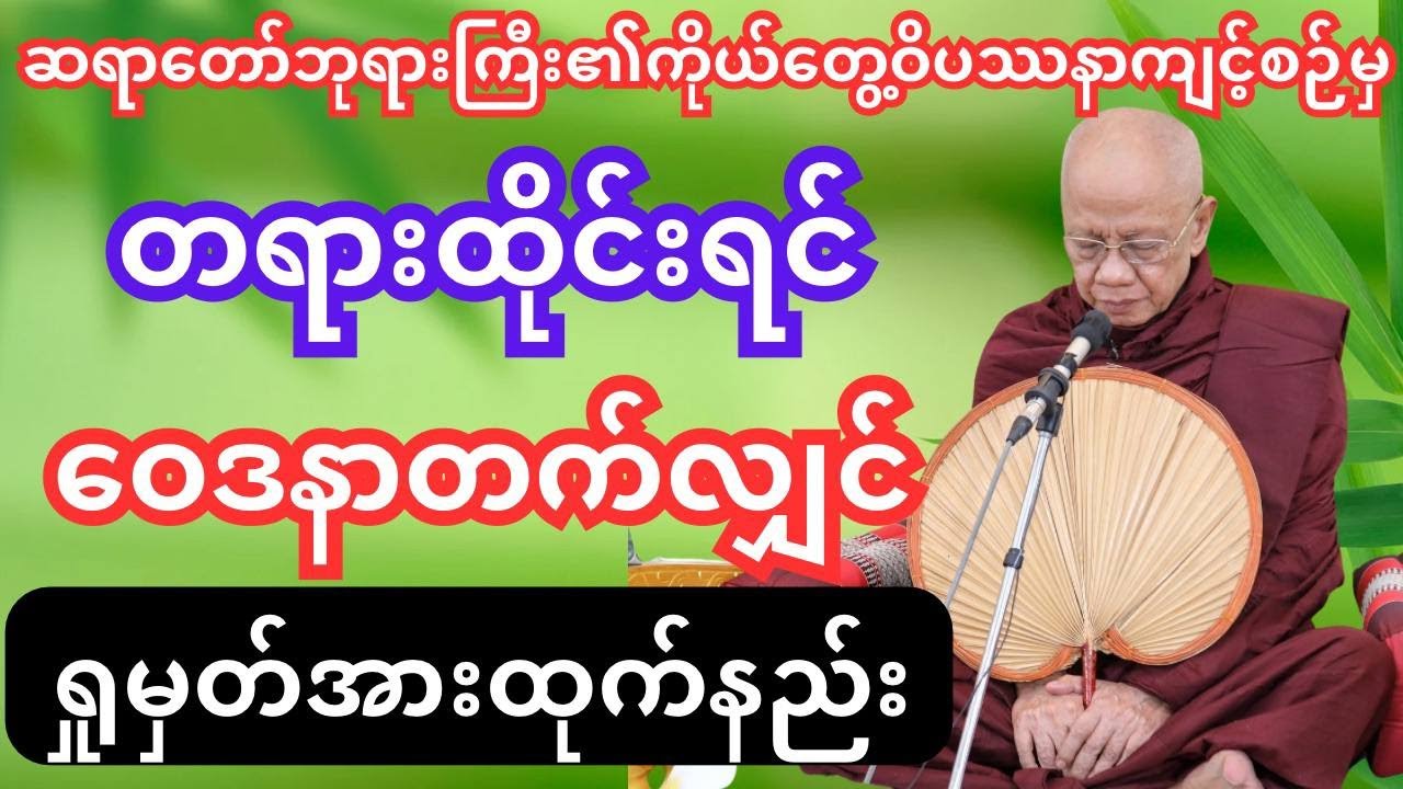 ဝေဒနာနုပဿနာသတိပဌာန်