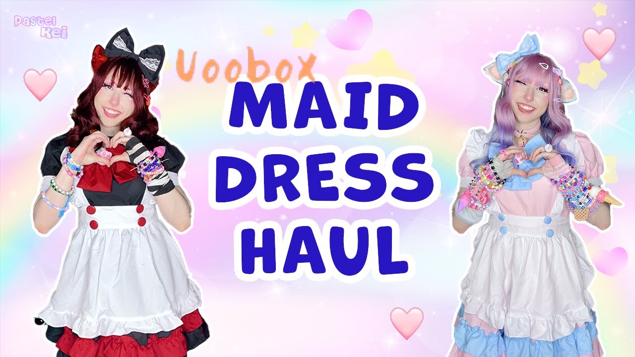 Maid Dress Haul || Uoobox - YouTube