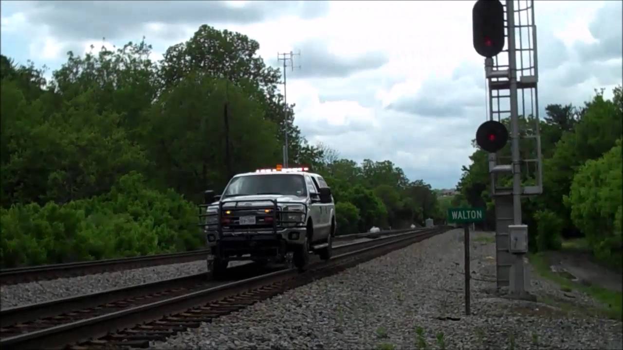 Railroad Track Workers Put Pickup On Rails YouTube