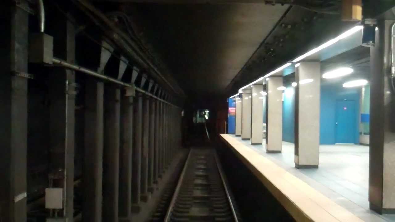 RFW of SEPTA MF (Blue) Line train to Frankford: 30 Street to Berks