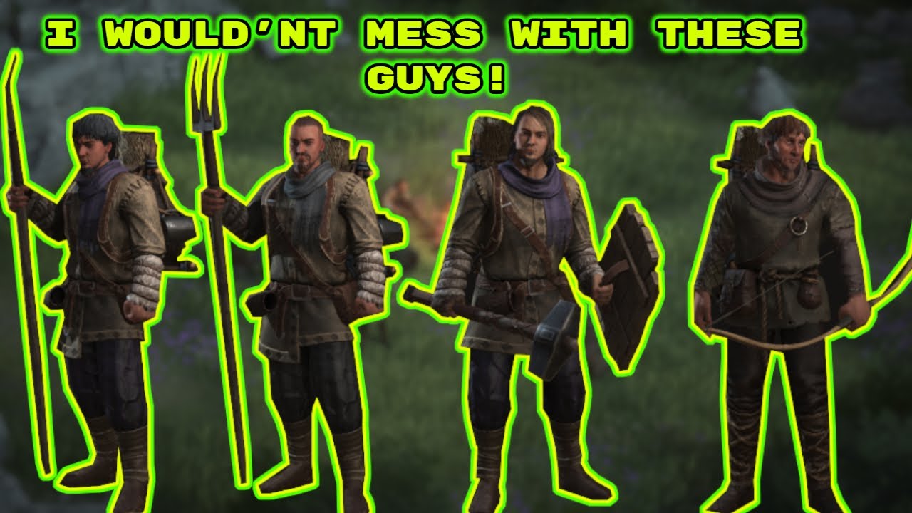 Four Farm Hands and Their Journey To Hardened Warriors Wartales