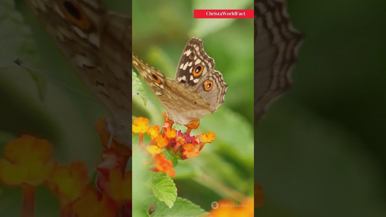 BUTTERFLIES TASTE WITH THEIR FEET. 