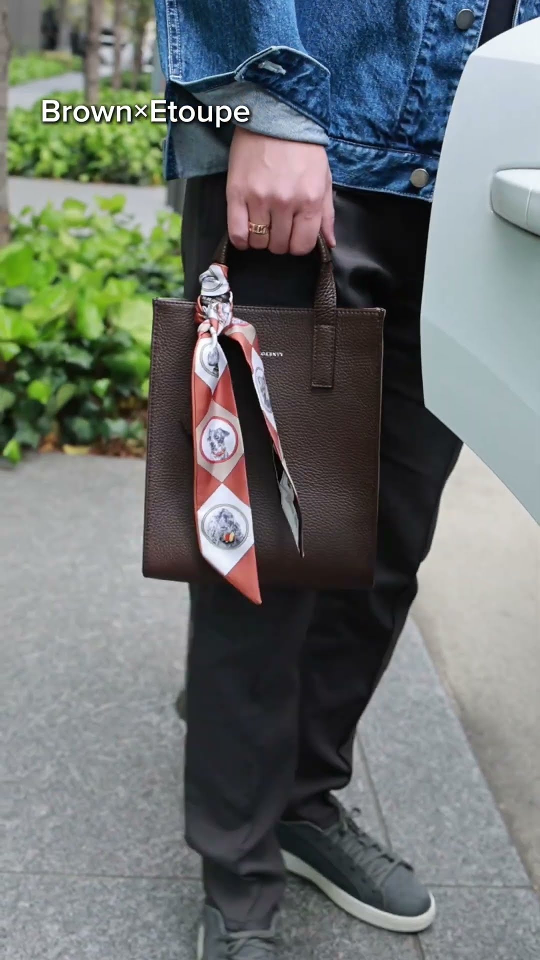 Italian Emboss Mini Totebag #ミニトート #トートバッグ #ミニトート