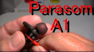 bluetooth イヤホン Parasom A1 Bluetooth　4.1 スポーツ ヘッドセット IPX5 ノイズキャンセリング マグネット内装