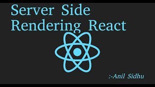 React js Tutorial #31 server side rendering