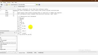 Basic operations of variables with octave programming