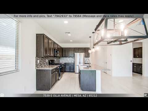 7539 E OLLA Avenue, Mesa, AZ home video tour