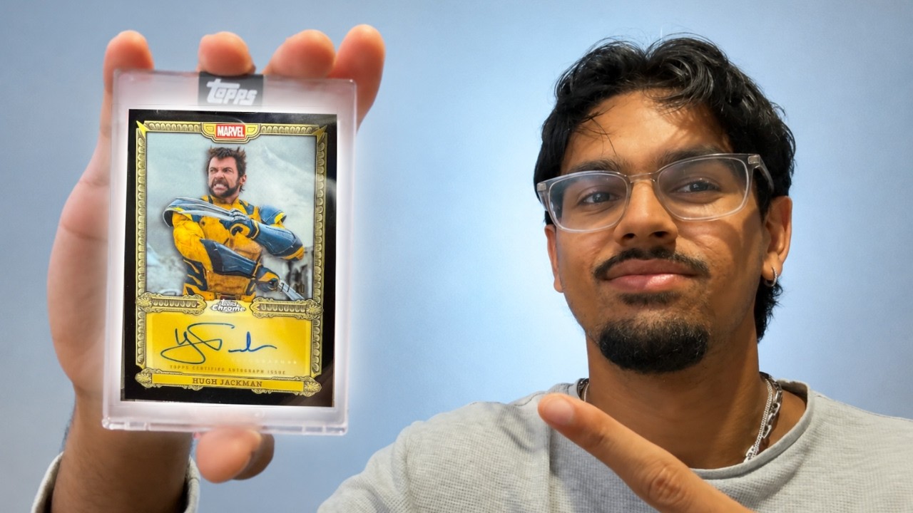 Hugh Jackman Autograph PULL l Insane Marvel Mint break - YouTube