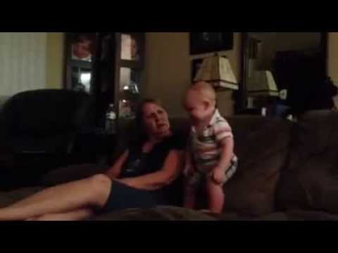 cute-funny-baby-talking-to-grandmother---baby-laughing