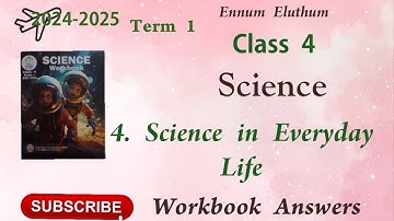 Ennum Eluthum 4th standard,Science,Unit 4, Science in Everyday Life|English medium(2024-2025)