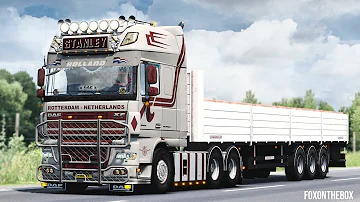 DAF XF 105 by Stanley v 1.6 + Template | Euro Truck Simulator 2 Mod