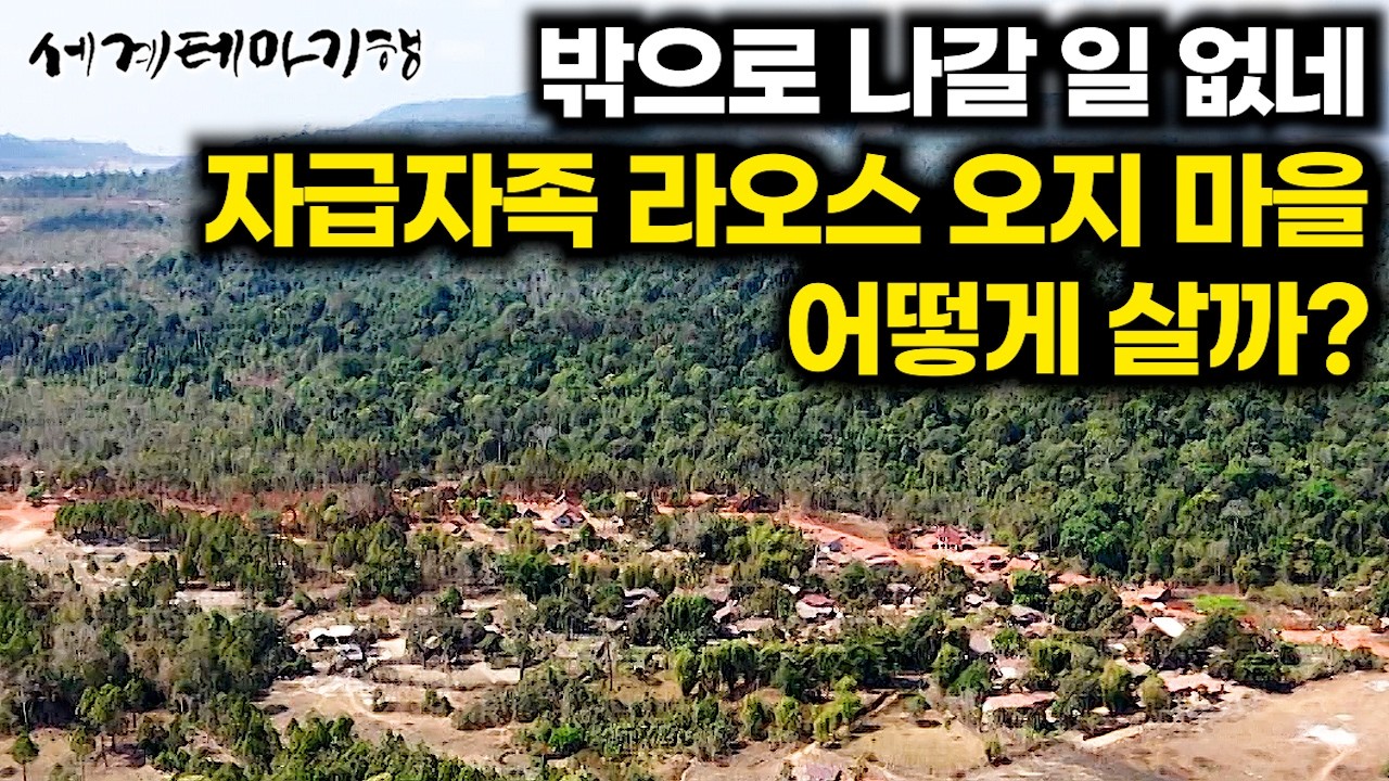 해발 800m 위에서 자급자족 하는 라오스 오지마을 사람들이 사는 법｜세계테마기행｜