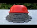 Creativity With Plastic Pots - Beautiful Flower Pots Made Of Cement