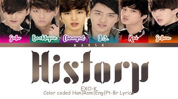 EXO-K (엑소케이) – HISTORY (Color Coded Lyrics/Han/Rom/Eng/Pt-Br)