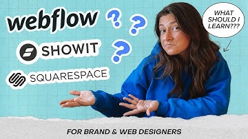 Top 5 reasons to learn Webflow vs Squarespace and Showit | Web designer