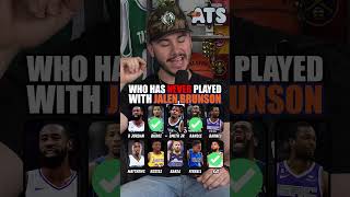 Whos Never Played With Brunson nba basketball