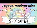 Nouveau joyeux anniversaire shayma guitare jazz manouche