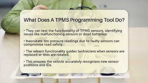 What Does A TPMS Programming Tool Do? - Talking Tech Trends
