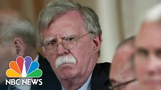 Bolton Takes Aim At Trump In New Memoir, Justice Department Sues To Delay Publication | NBC News