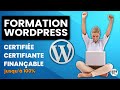 Formation wordpress ligible au cpf avec un coach ddi et finanable jusqu 100   