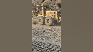 motor grader work with Mixing