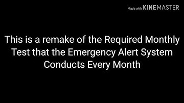 EAS MOCK: Required Monthly Test for Michigan