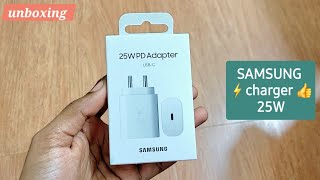 : Samsung 25W type-c adapter (unboxing) @950