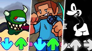 New Mods For FNF Mobile | Impostor 4 Victory Song | Steve Minecraft Satin Panties & Suicide Mouse screenshot 3