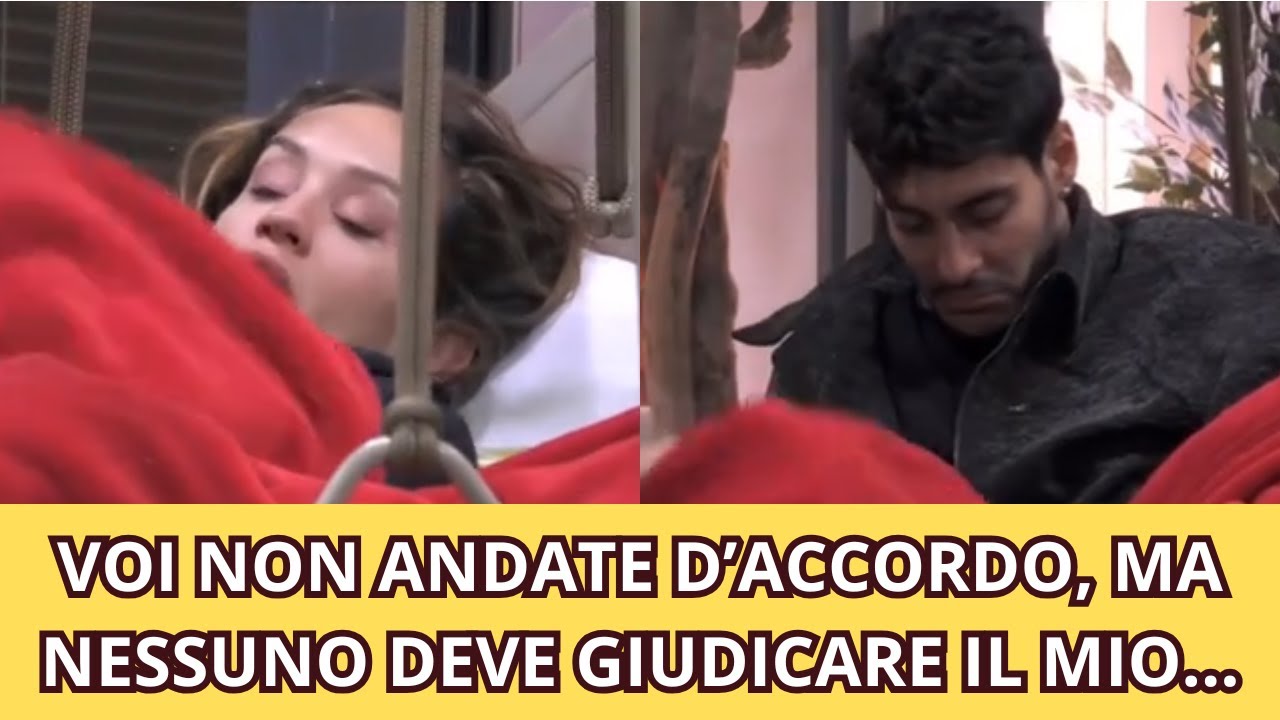 VOI NON ANDATE D’ACCORDO, MA NESSUNO DEVE GIUDICARE IL MIO...