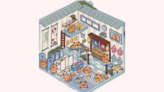 ASMR Capybara Onsen ♨️ 3D Sticker Hot Spring Decoration