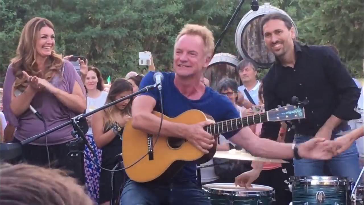 Sting - Message in a bottle live Sting - Message in a bottle live