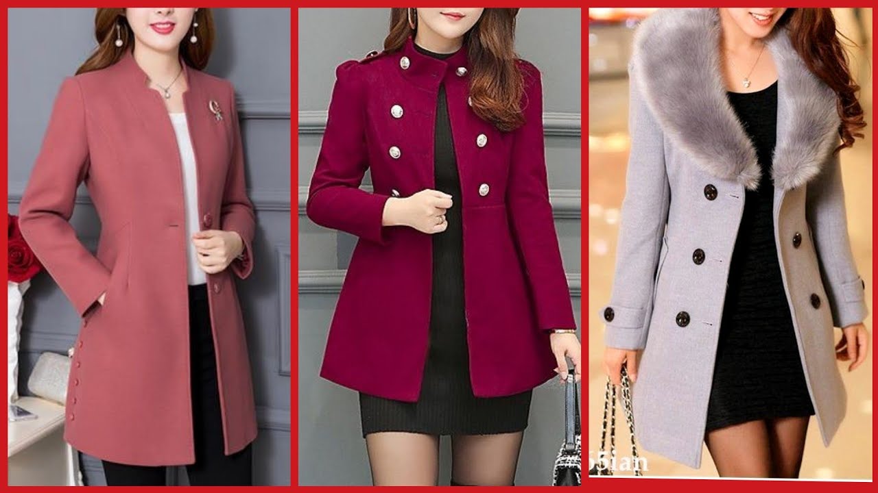 exclusive collection of winter long coat/jackets trench coat A Line ...