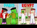 Maizen and mikey to travel the world  funny story in minecraftjj