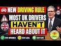 🚗 New Driving Rule Begins at Midnight — Most UK Drivers Haven't Heard About It