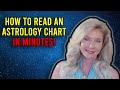 How to Read an Astrology Chart in Minutes!