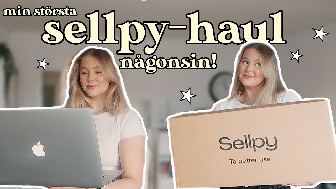 shoppa second hand med mig + min största sellpy-haul någonsin!! ☆