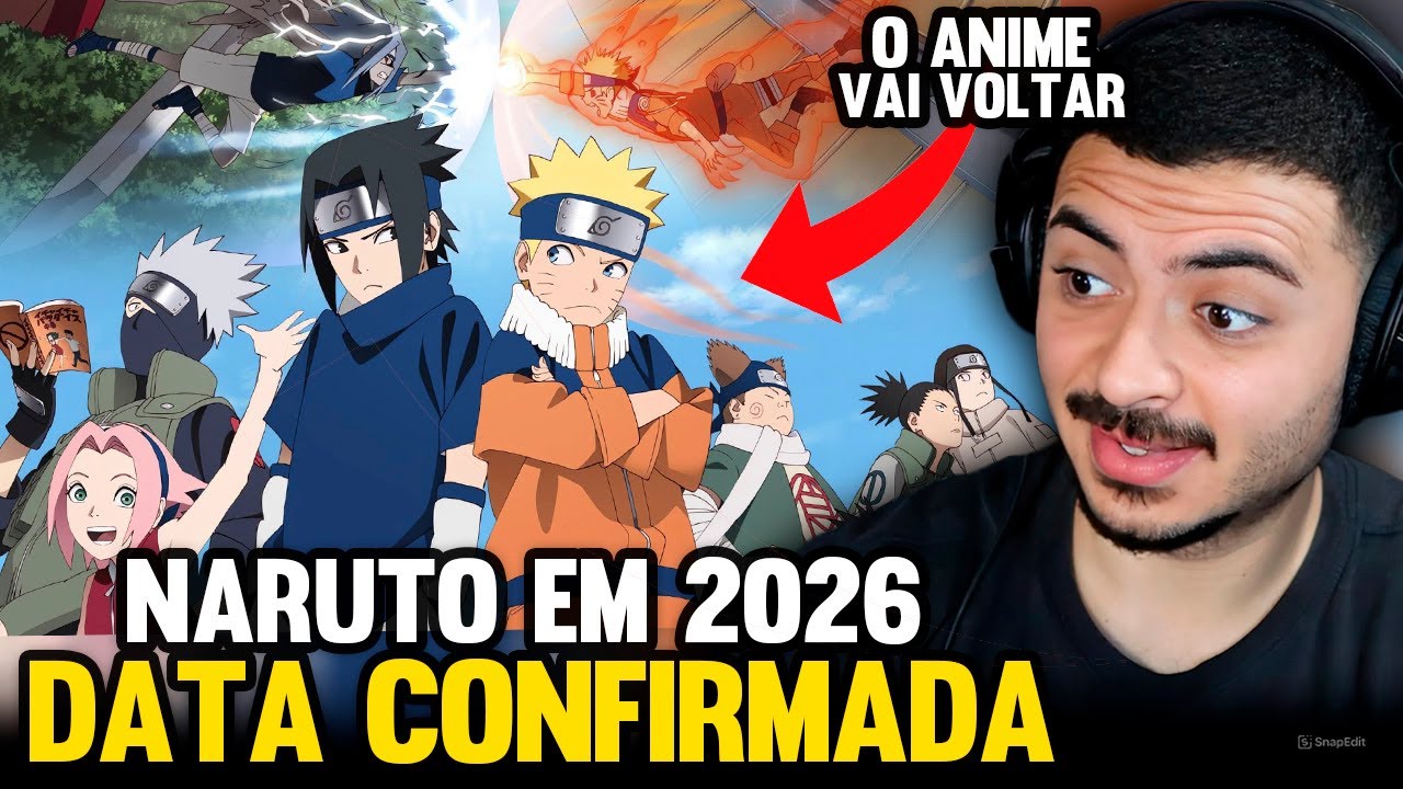 AGORA É OFICIAL! ANIME DE NARUTO TEM DATA CONFIRMADA PRA VOLTAR