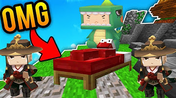 MINI GAME : CUỘC CHIẾN BEDWARS MAP MỚI ** THỬ THÁCH CHIẾN THẮNG PIXEL TRONG BEDWARS MINI WORLD